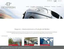 Tablet Screenshot of dexprom.com